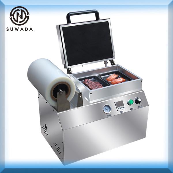 Compact Vacuum Skin Packaging Machine, Steak Seafood Salmon Durian Frozen Meat Tray Skin Packing Machine