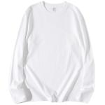 Xinjiang Pure Cotton White Long-Sleeved T-Shirt for Women, Autumn Inner Wear, Versatile Casual Top, Pure Cotton Long-Sleeved T-Shirt for Women