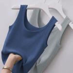40.00 kg-100.00 kg Sling Threaded Vest Women's Large Size Slim-fit Outer Wear Inner Base Shirt Sleeveless Thin Factory Outlet