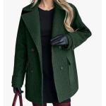 2026 New Hot Item: Exquisite Style, Camel Double-Breasted Loose-Fit Coat, Women's Autumn-Winter Commuting Jacket