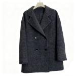 Korean-Style Design and Elegant Gray Wool Coat for Women, 2026 Autumn and Winter New Model, Mid-Length, Elegant and Graceful