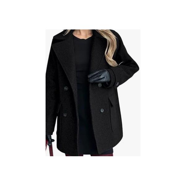 2026 New Hot Item: Exquisite Style, Camel Double-Breasted Loose-Fit Coat, Women's Autumn-Winter Commuting Jacket