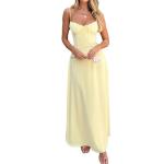 2026 New Summer Women's Clothing European and American Amazon Cross-Border Dress Tie-Waist A-Line Solid Color Slip Dress
