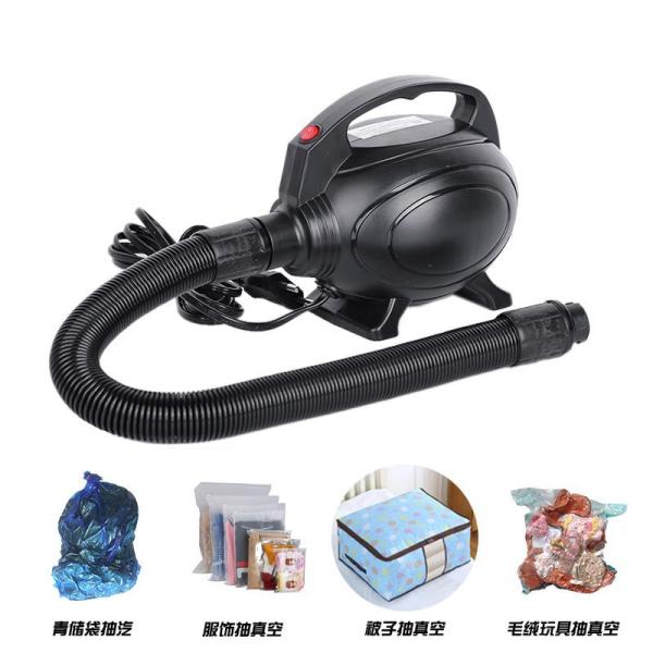 Vacuum pump for compression bags, electric air extractor, universal vacuum pump for plush toys, quilts, and clothing