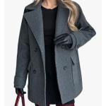 2026 New Hot Item: Exquisite Style, Camel Double-Breasted Loose-Fit Coat, Women's Autumn-Winter Commuting Jacket